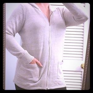 Chico's zip up tunic sweater
